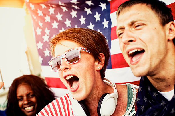 istock Sports fans cheering a game 482692235