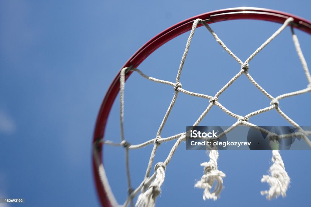 Canasta de baloncesto deporte de fondo - Foto de stock de 2015 libre de derechos