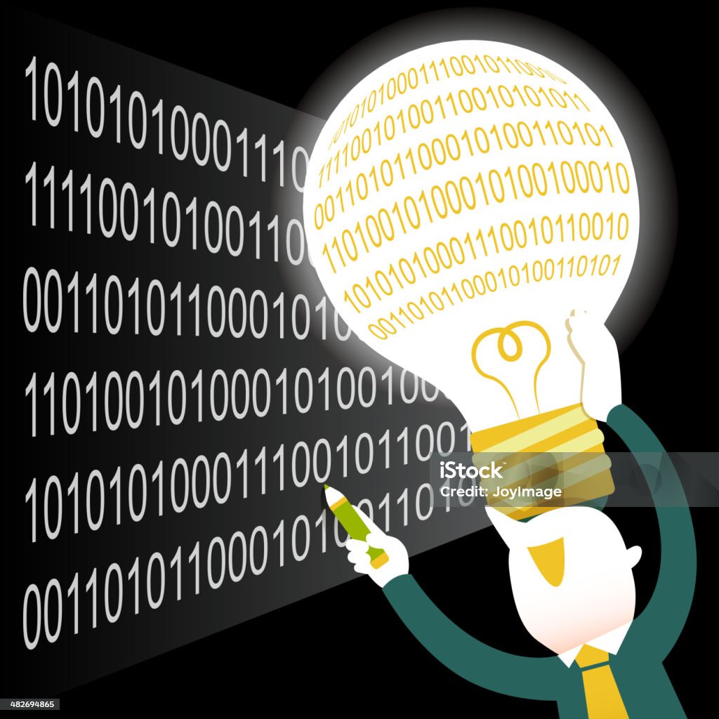 Flat Design Concept Of Process Coding Stock Illustration - Download ...