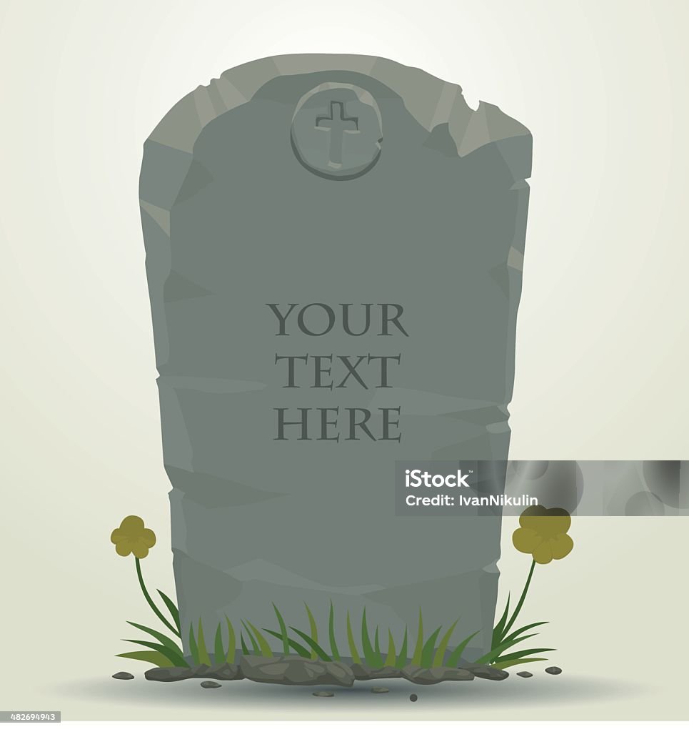 Tombstone Rectangle Tombstone Rectangular Stock Illustration - Download Image Now ...