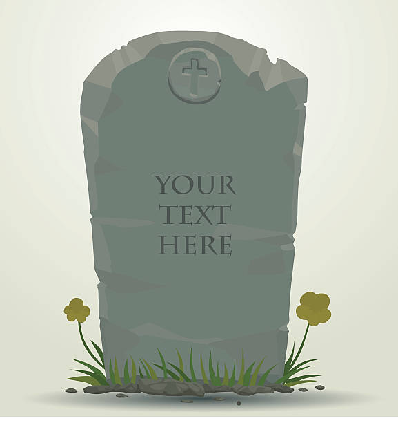 Tombstone rectangular To EPS10 gothic-painting stock illustrations