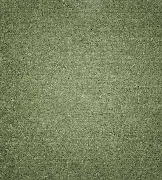 faded paper with floral pattern background texture This high resolution wallpaper inspired stock photo is ideal for backgrounds, textures, prints, websites and many other classic style art image uses! art deco photos stock pictures, royalty-free photos & images