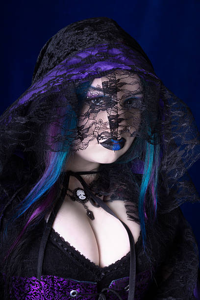 20+ Blue Hair Women Goth Victorian Style Stock Photos, Pictures &  Royalty-Free Images - iStock