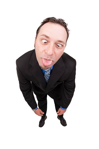 istock Silly Fisheye Business Man 482695415