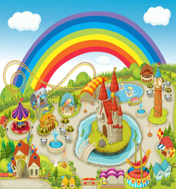 Water Coaster Rides Graphic 280+ Water Roller Coaster Stock Illustrations, Royalty-Free Vector ...