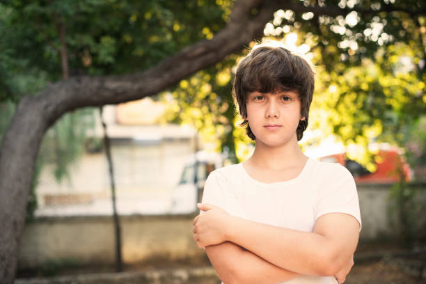 istock Caucasian Boy at The Garden 482700478