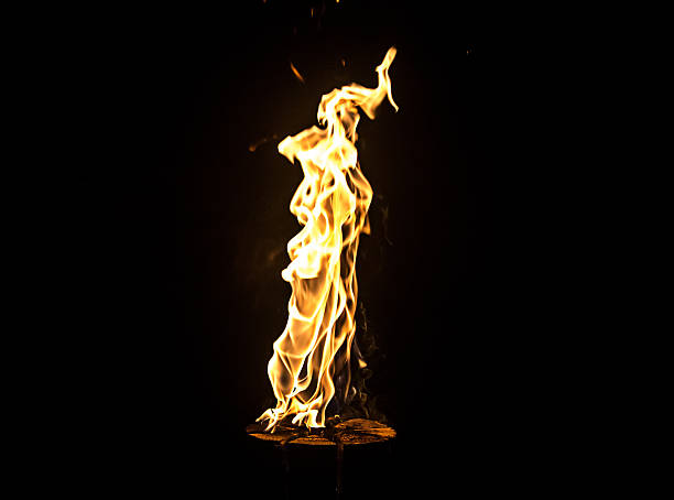 istock Photo of bright yellow flame 482700978