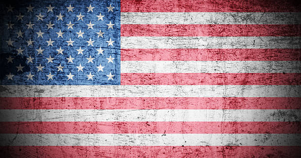 istock American Flag in a Grunge Style 482706600