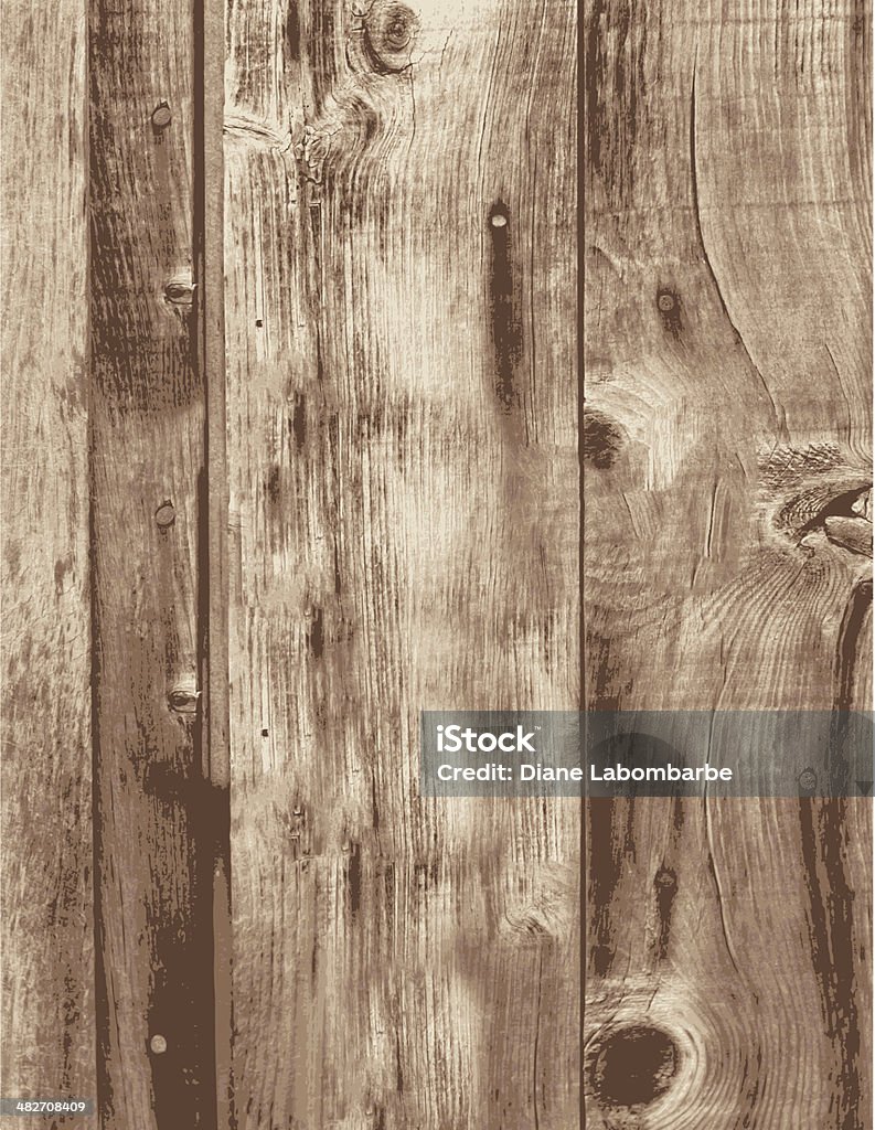 Old Grunge Wood Boards Empty Vertical Planks Old Grunge Wood Boards Wood - Material stock vector