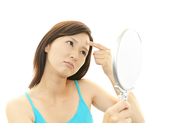 istock Woman suffer from wrinkles 482710201