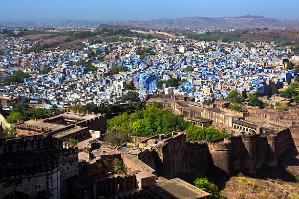 istock Jodhpur or the blue city, Rajasthan, India 482710251