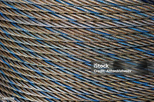 Steel Rope Stock Photo - Download Image Now - 2015, Abstract, Backgrounds