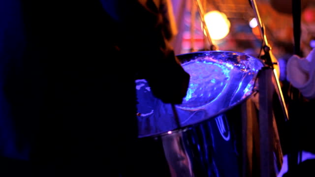 Steel Drum player on stage