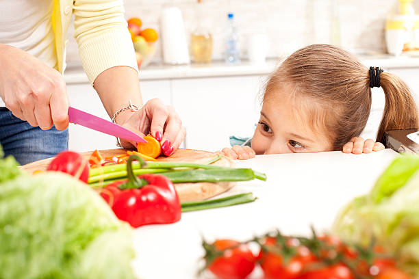 istock Mother and daughter cooking together 482712097