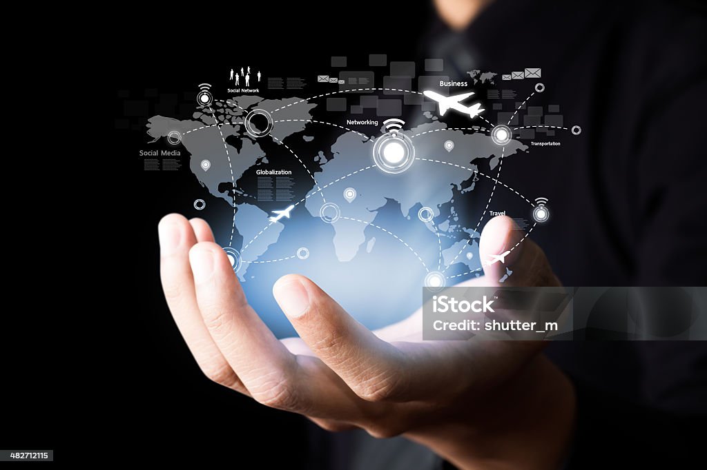 Social network and Modern communication technology Business Stock Photo