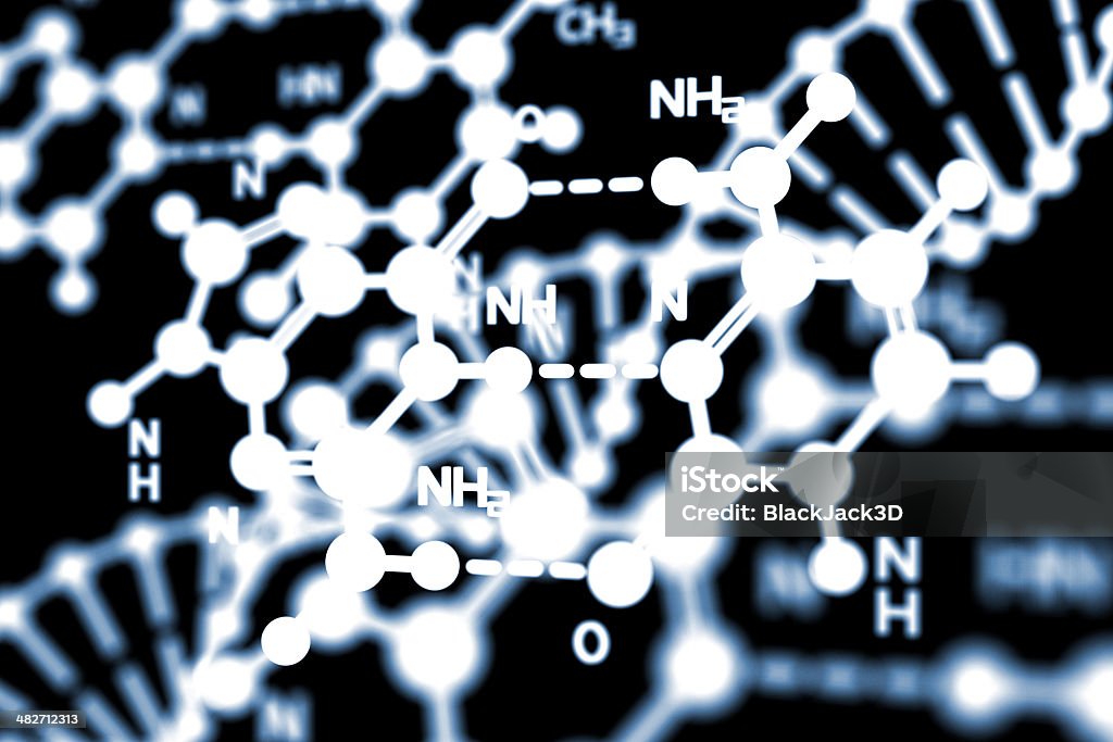 の DNA 式 - 3Dのロイヤリティフリーストックフォト