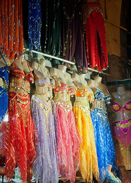 istock Belly dancer costume shop 482713465