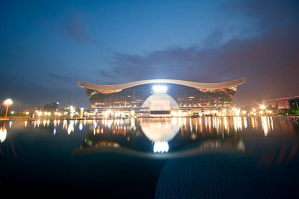 Global Center in Chengdu, China Night