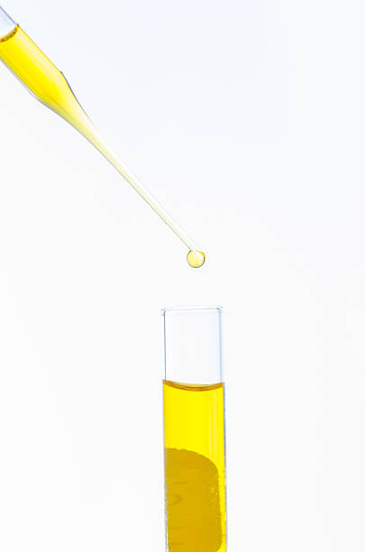 istock Test tubes and pipette drop, Laboratory Glassware for research 482714950