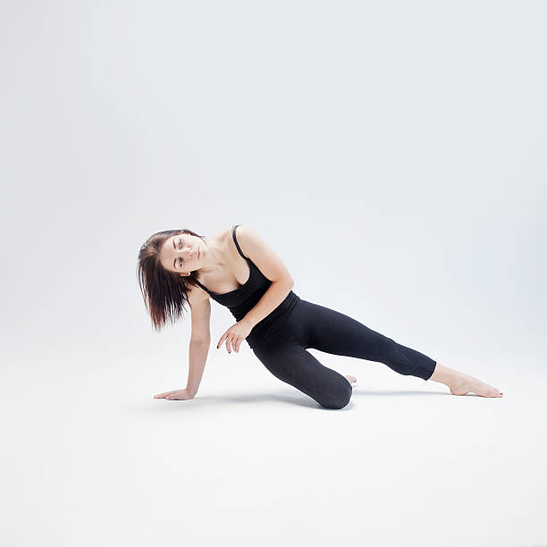 istock athletic girl posing in Studio, place for your text on 482720246