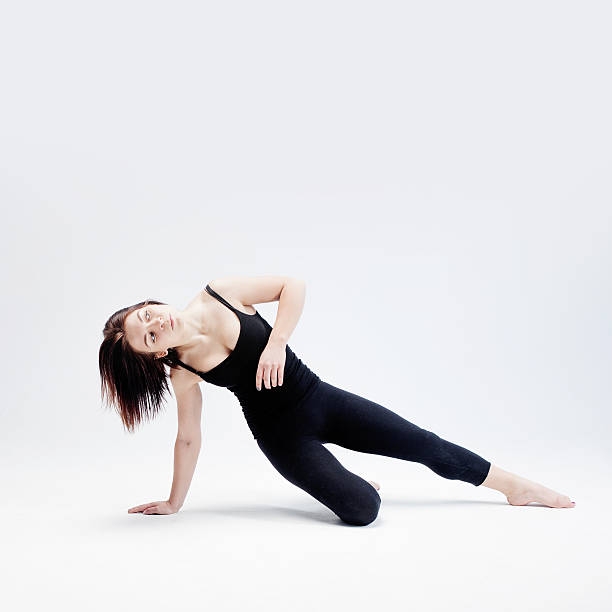 istock athletic girl posing in Studio, place for your text on 482720248