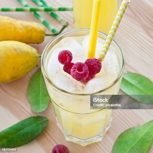 Cold Lemonade With Fresh Lemons Stock Photo - Download Image Now - Alcohol - Drink, Berry Fruit, Citrus Fruit
