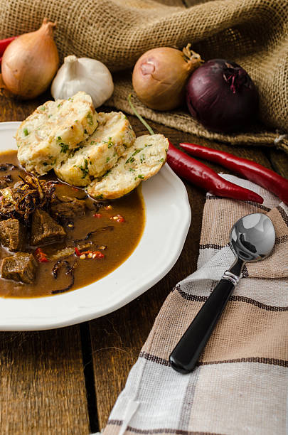 istock Classic Czech goulash with dumplings 482724056