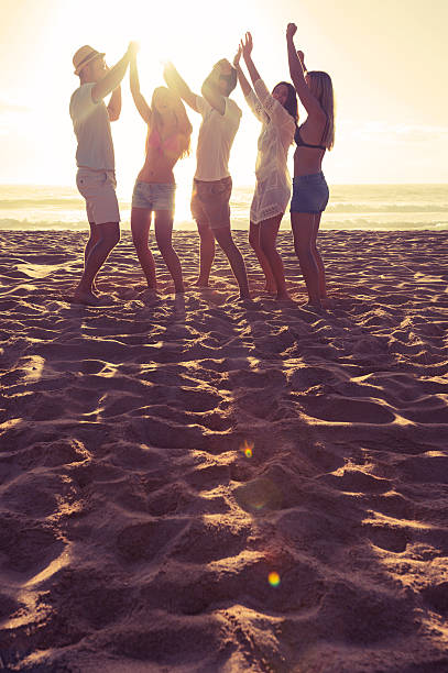 istock Group of friends partying and dancing 482724595