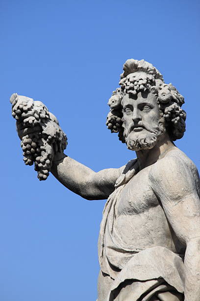 Statue of Bacchus stock photo