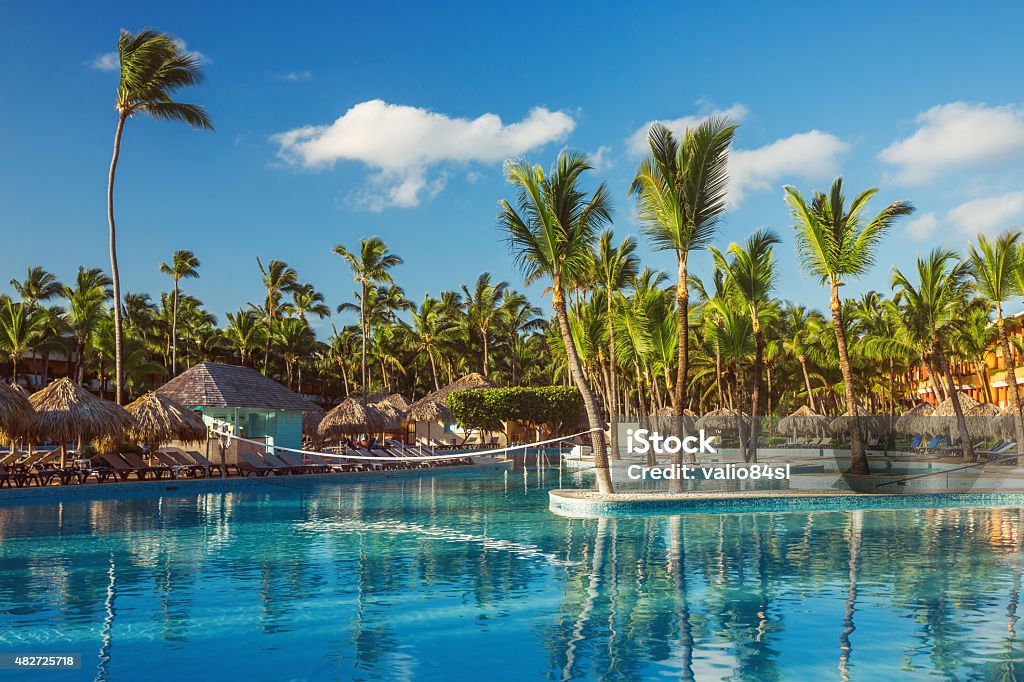 아름다운 수영장 열대 리조트 안나바 Dominic 도미니카 공화국에 대한 스톡 사진 및 기타 이미지 - 도미니카 공화국, 푼타 카나,  호텔 - Istock