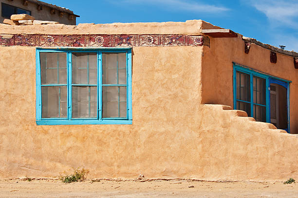 istock Native American Acoma Pueblo Adobe House 482725733