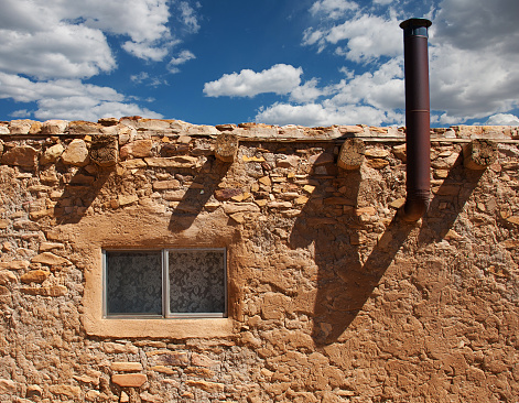 Acoma Pueblo is a Native American pueblo located sixty miles west of Albuquerque, New Mexico.  Pueblo people are descends from the Anasazi, Mogollon, and other ancient peoples. The influences  from the ancient tribes are seen in the architecture and the artistry of Acoma.