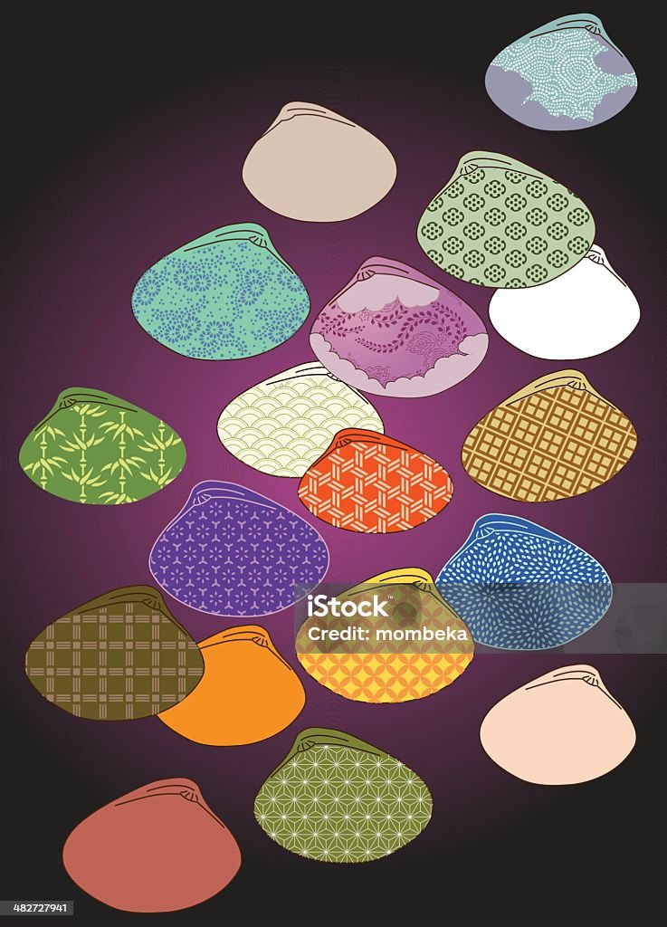 Shells Patterns On Shells Shell Patterns Stock Illustration - Download Image Now - Animal ...