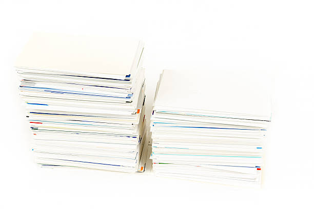 istock stack of business cards on the table isolated 482728797