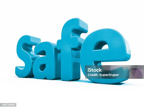 3d Word Safe Stock Photo - Download Image Now - Authority, Defending - Activity, Digitally Generated Image