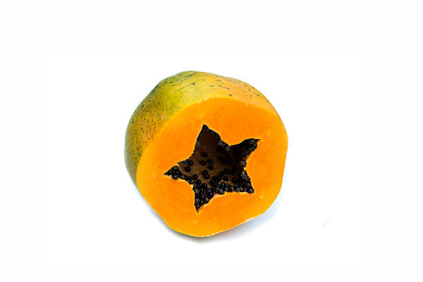 istock papaya fruits on white background 482730761