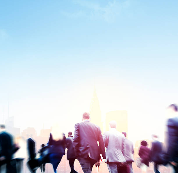 istock Business People Rush Hour Walking Commuting City Concept 482730920