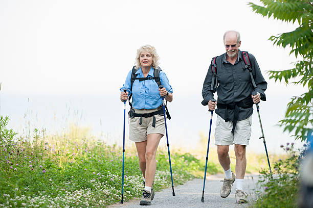 Retired Couple Gone Hiking