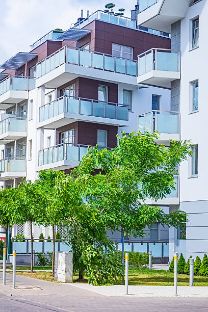 istock Modern holiday apartment building, Gdansk, Poland 482732532