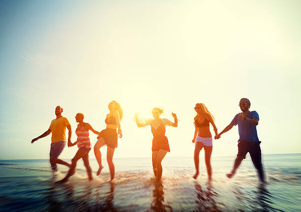 istock Friendship Freedom Beach Summer Holiday Concept 482735956