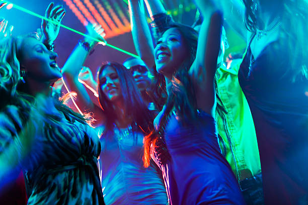istock Party people dancing in disco or club 482742841