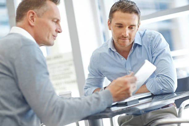 istock Discussing corporate strategies and projections 482745193