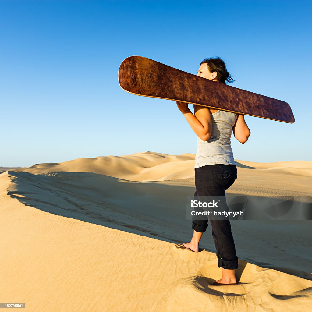 Prancha de Areia no deserto de Saara, África - Royalty-free Deserto Foto de stock