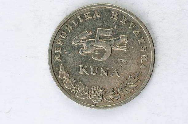 istock 5 Kune Croatia Coin silver aluminium 482745904