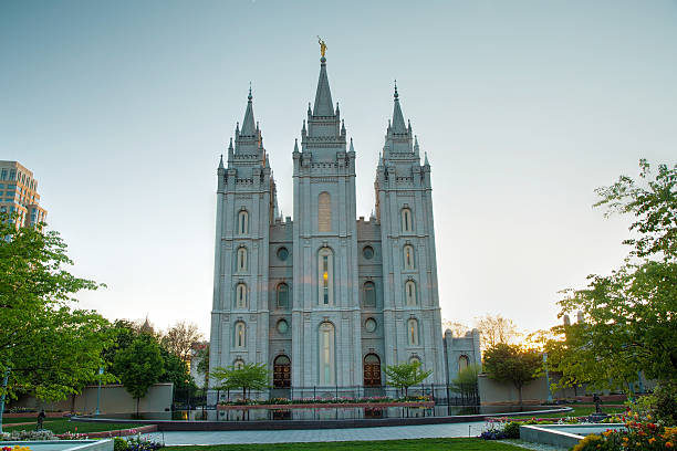 istock Mormons Temple in Salt Lake City, UT 482746554
