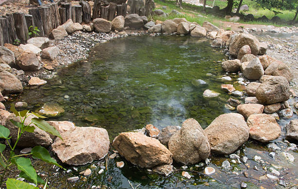 istock Spring hot water nature attractions in Pai district 482747482