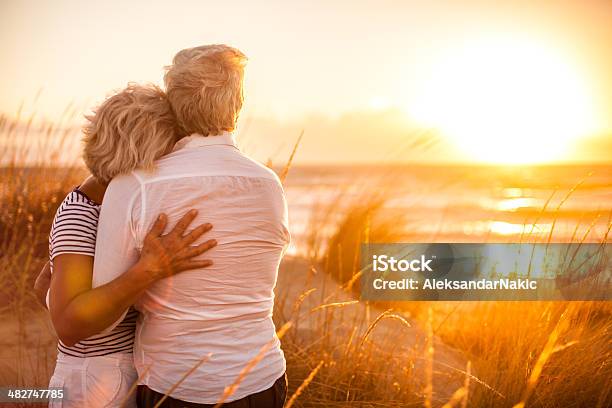 Golden Years Stock Photo - Download Image Now - Senior Couple, Couple - Relationship, Gold Colored