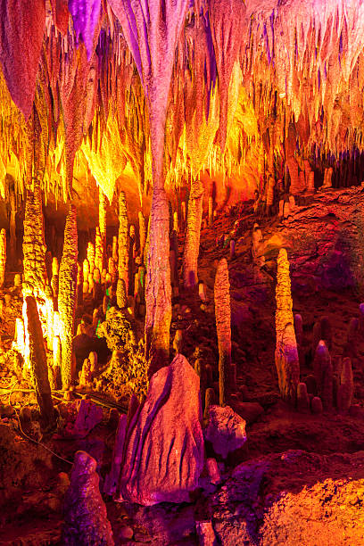 istock Stalactites and stalagmites in cave 482748753