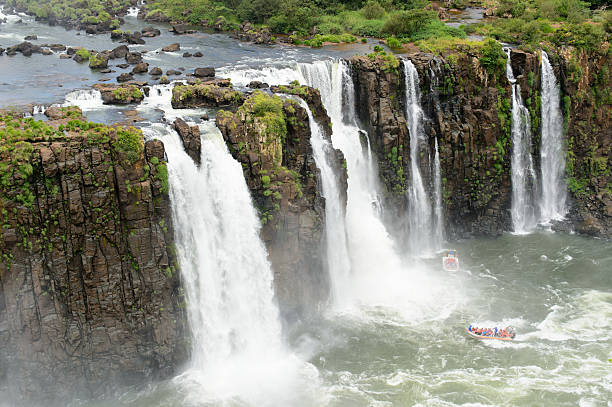 Igauzu waterfall, Brazil stock photo