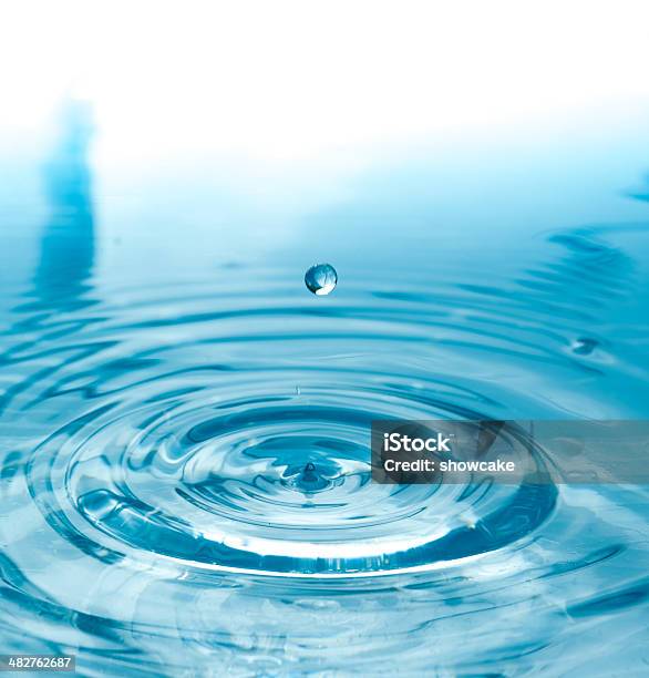 Water Drop Close Up Stock Photo - Download Image Now - Water, Rippled, Drinking Water